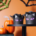 Halloween Bakvormpjes met Cupcakevormpjes - Zwarte Kat (Set van 12)