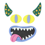 Cake-A-Face Monster Edible Cake Decorations Set Of 5  (116.2g / 4.1 OZ)