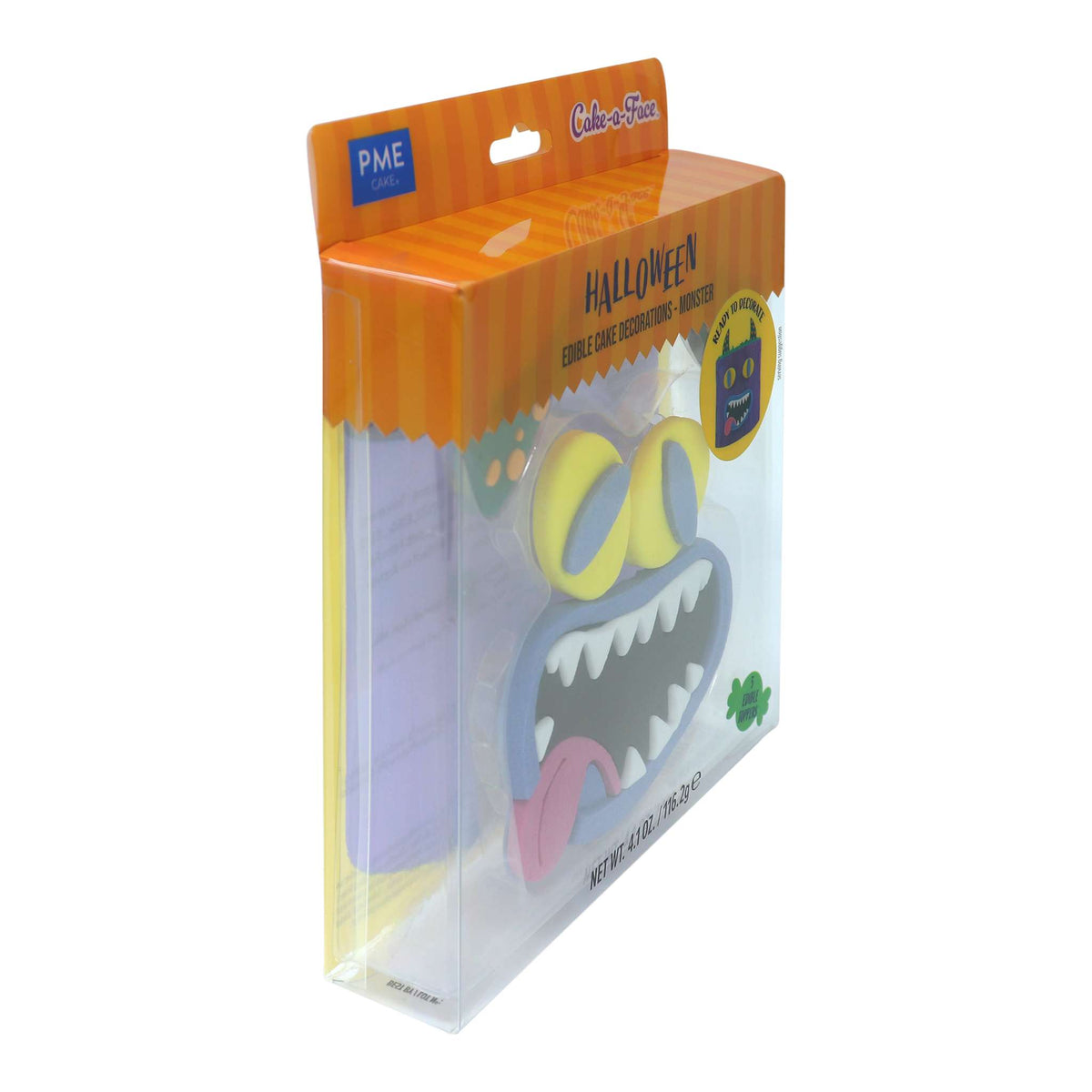 Cake-A-Face Monster Edible Cake Decorations Set Of 5  (116.2g / 4.1 OZ)