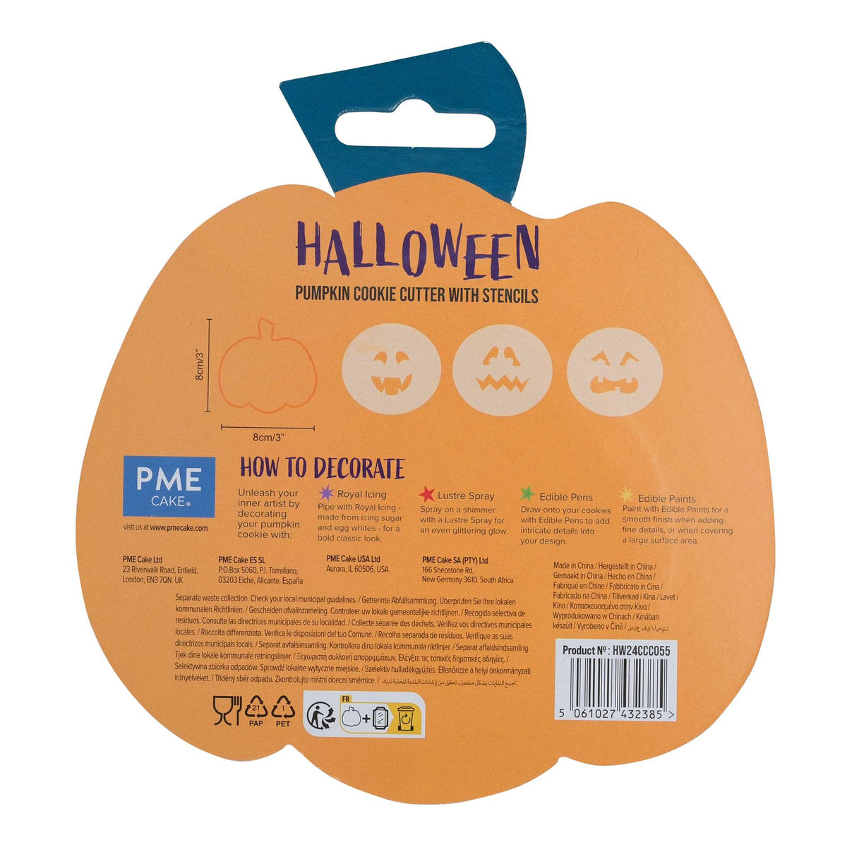 Halloween Emporte-pièces et Pochoirs - Citrouille