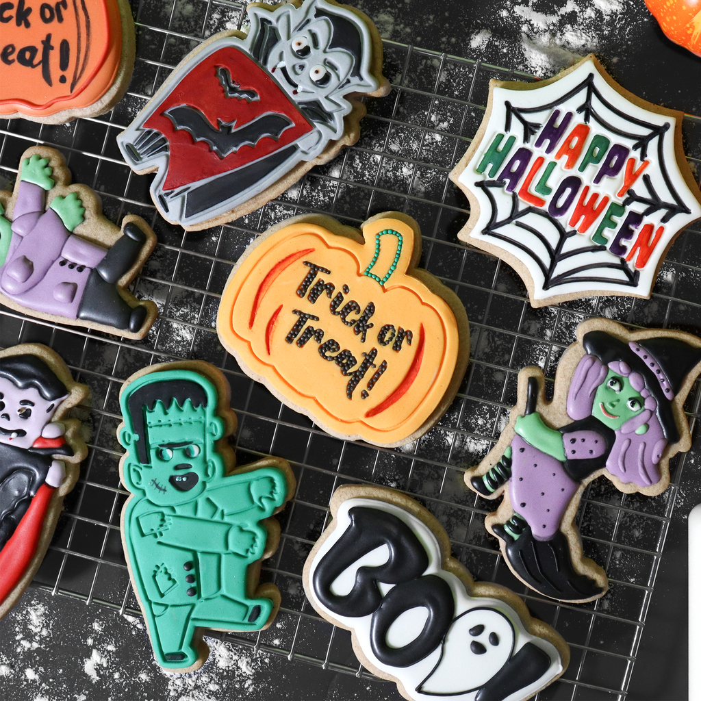 Halloween Keksausstechern & Stempeln - Fröhliches Halloween (3er-Set)