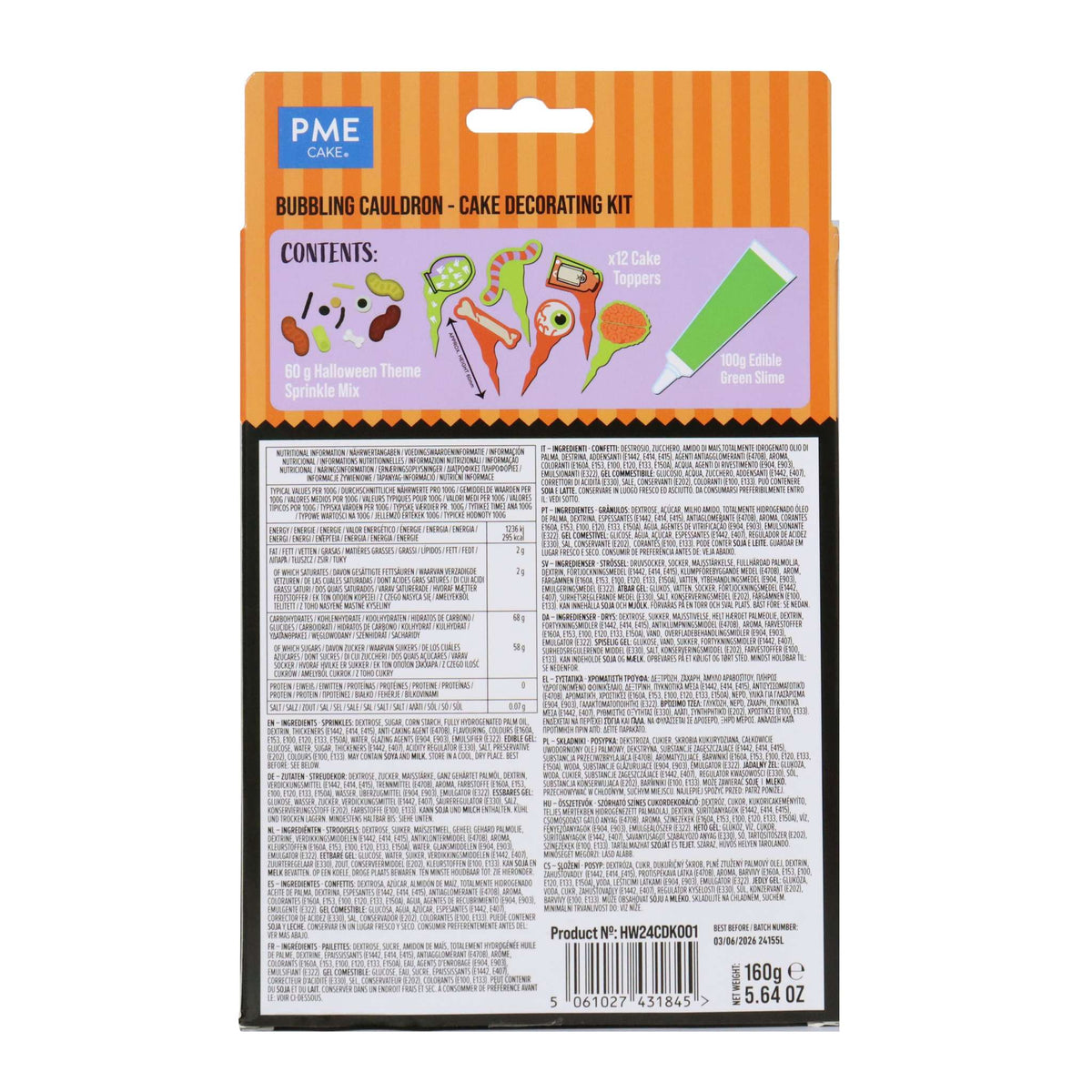 Bubbling Cauldron Cake Decorating Kit  (160g / 5.64oz)