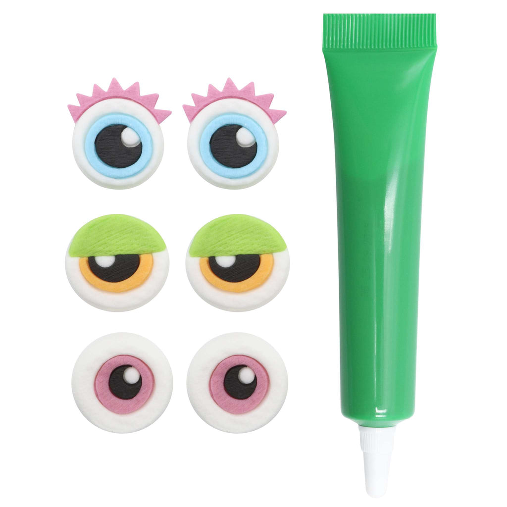 Slime Monsters Edible Cupcake Kit  Set Of 7  (40.3g / 1.42oz)