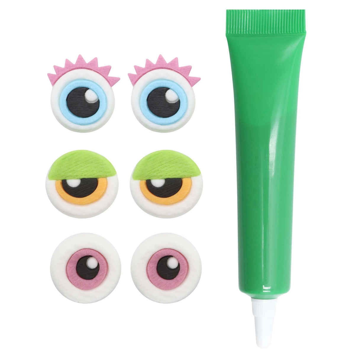Slime Monsters Edible Cupcake Kit  Set Of 7  (40.3g / 1.42oz)