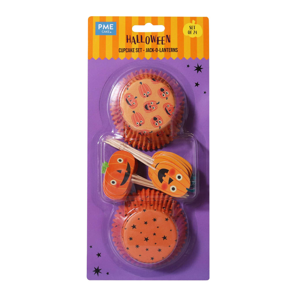 Jack-O-Lanterns Cupcake Set Of 24