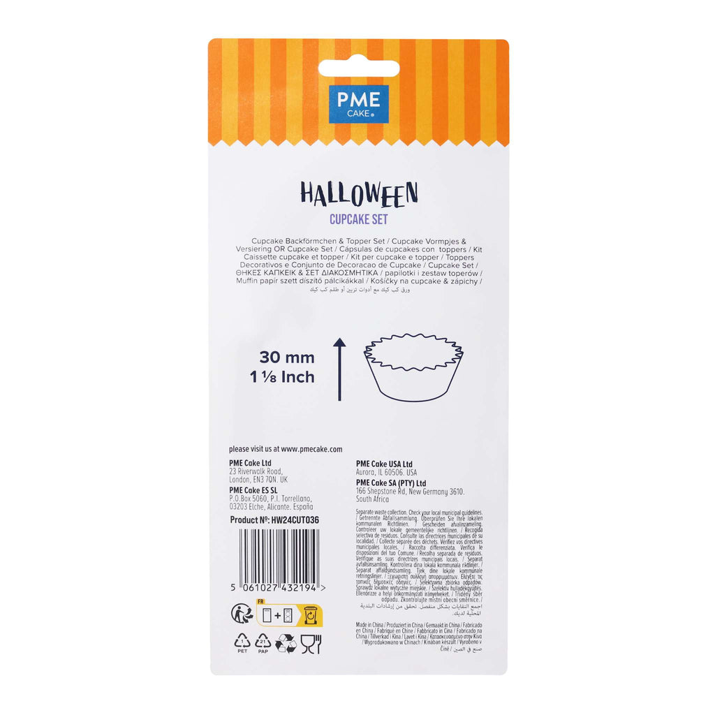 Jack-O-Lanterns Cupcake Set Of 24