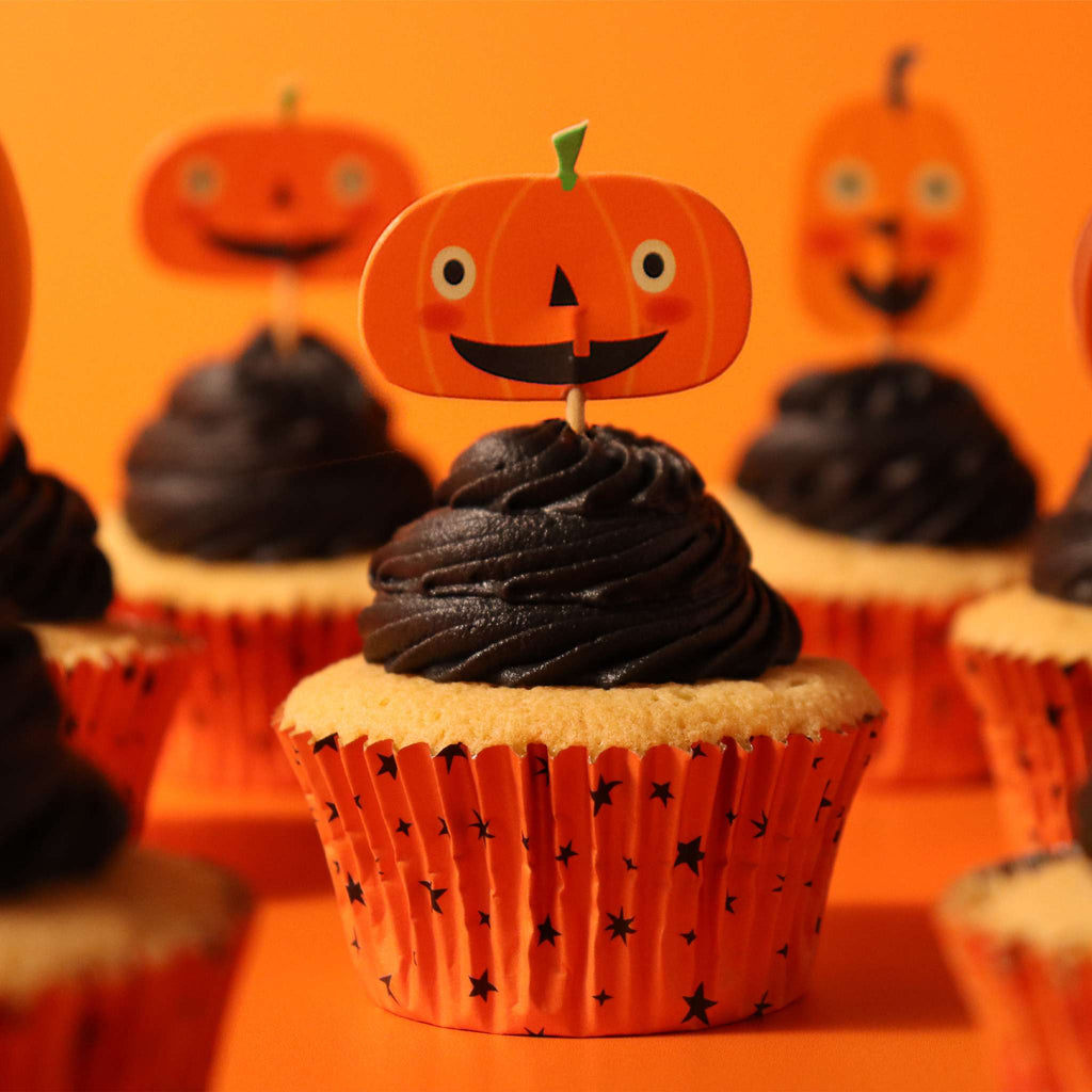 Jack-O-Lanterns Cupcake Set Of 24