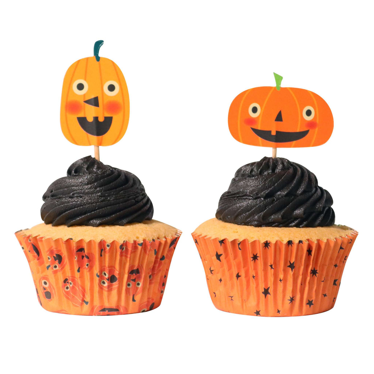 Jack-O-Lanterns Cupcake Set Of 24