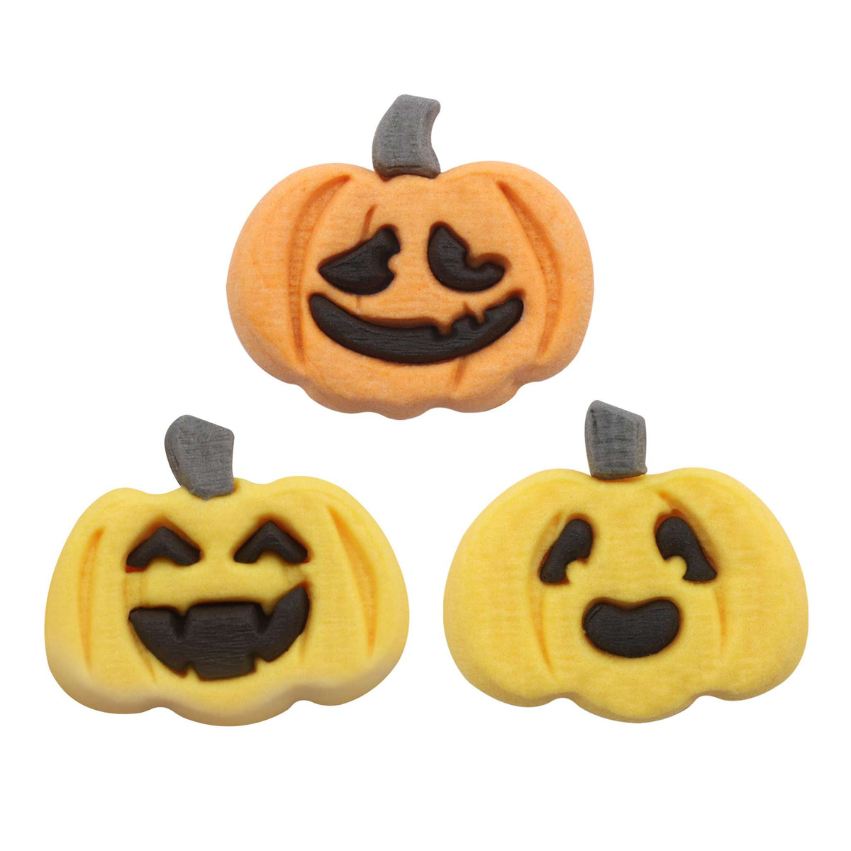 Halloween Décorations en Sucre Comestibles - Citrouille (12 pièces)