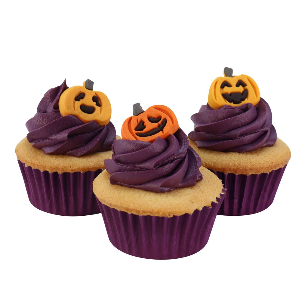 Halloween Décorations en Sucre Comestibles - Citrouille (12 pièces)