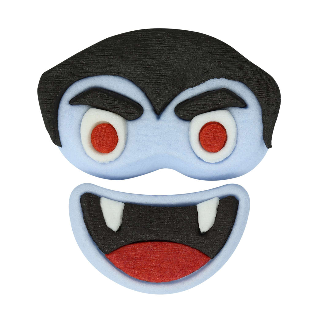 Halloween Décorations en Sucre Comestibles - Visages de Monstre (12 pièces)