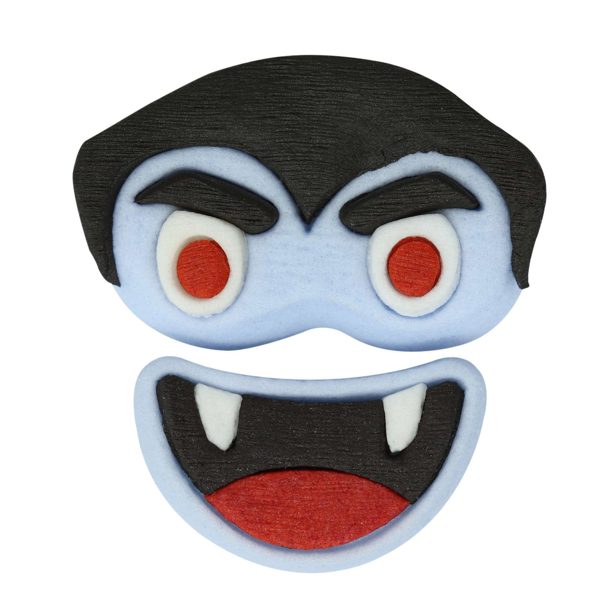 Halloween Décorations en Sucre Comestibles - Visages de Monstre (12 pièces)
