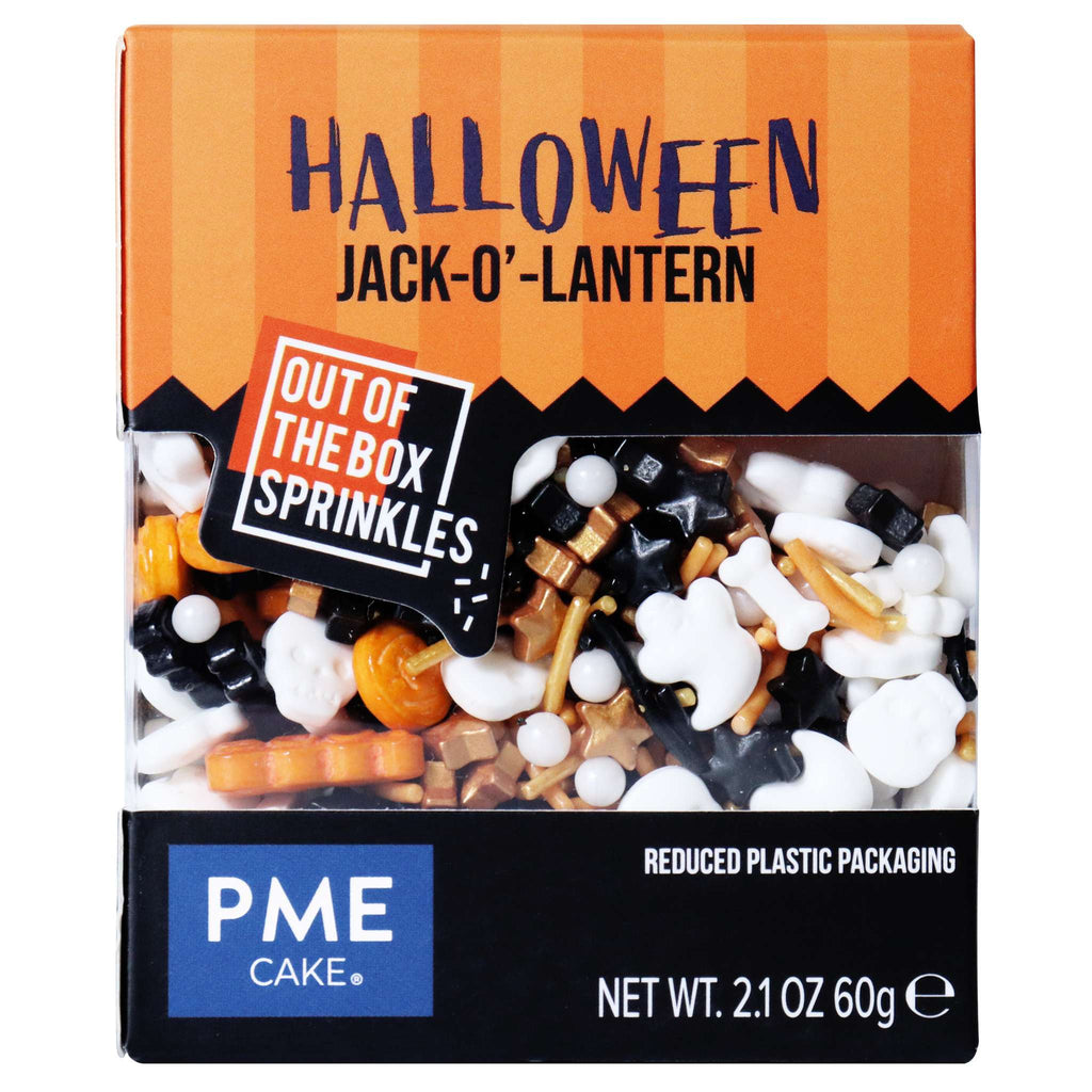Jack-O'-Lantern Out Of The Box Sprinkles  (60g / 2.1oz)