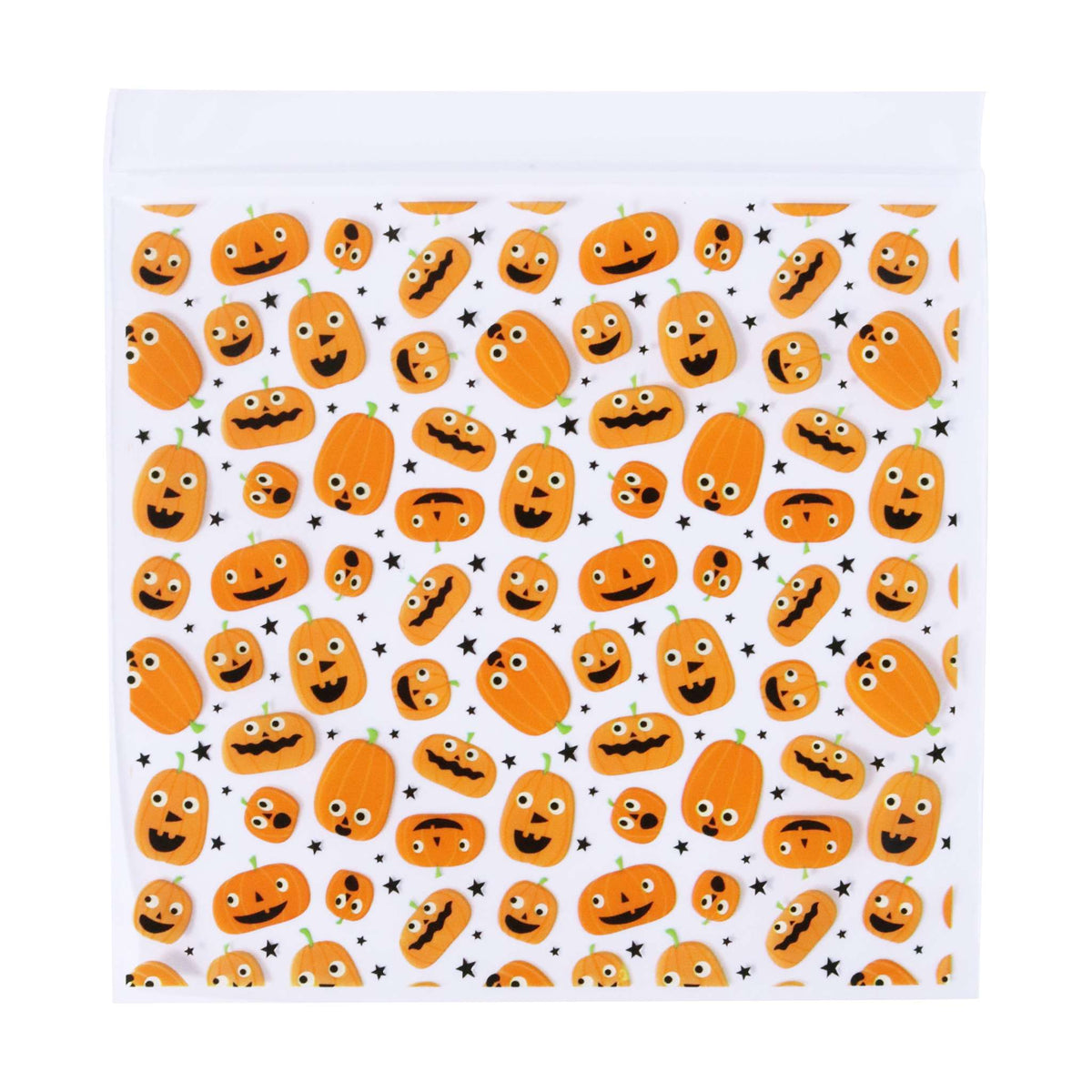 20 Sacs à friandises en Plastique refermables pour Halloween - Fête des Citrouilles