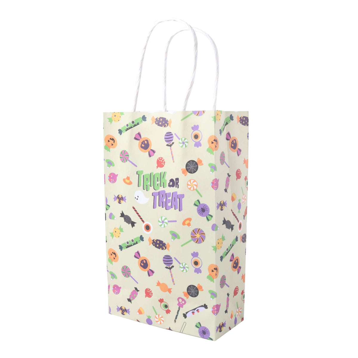 4 Sacs à friandises en Papier pour Halloween - Farce ou Friandise