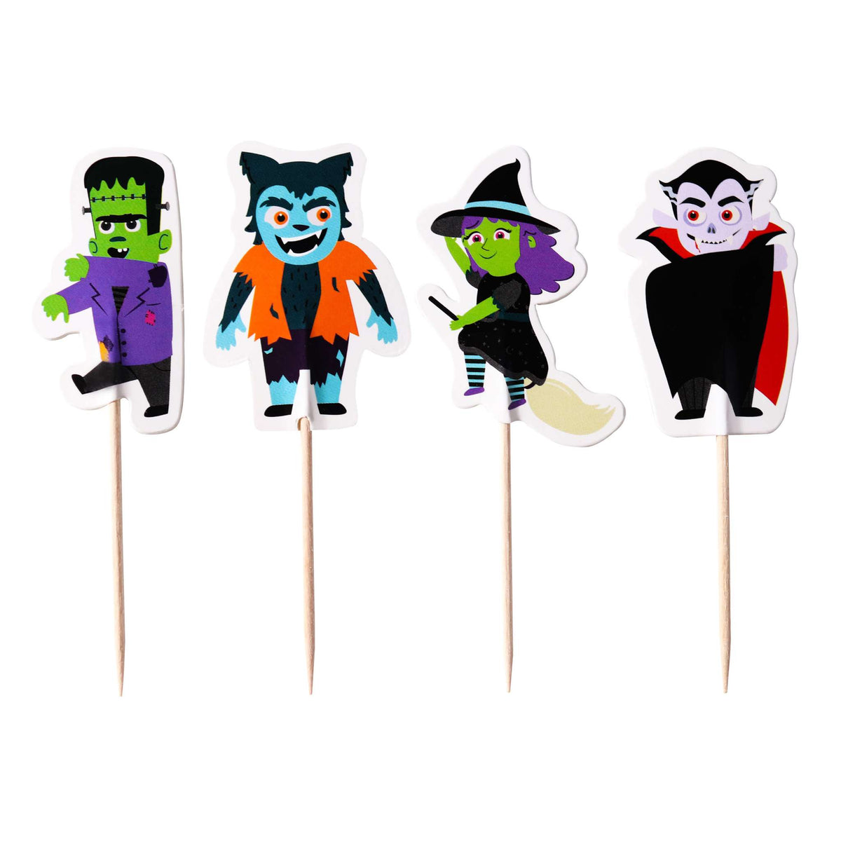 Spooky Characters Cupcake Toppers Pk/24