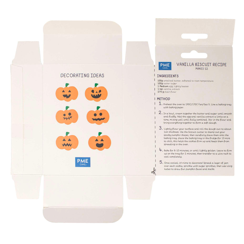 Kit de Décoration de Biscuits - Citrouilles Pk/5 (116.7g)