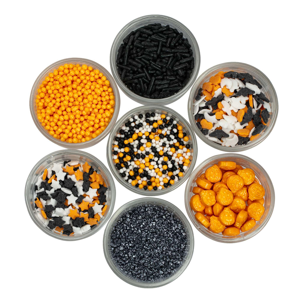 Halloween Assorted Sprinkles Pk/7 (52g / 1.83oz)