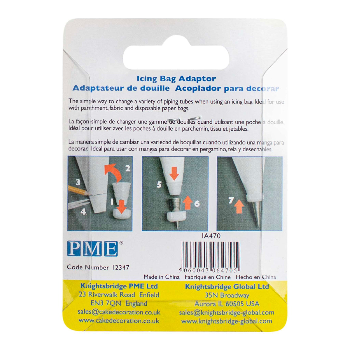 PME Icing Bag Adaptor (17.2mm)
