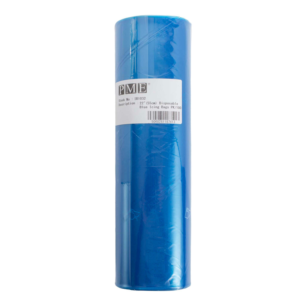 22in Blue Disposable Icing Bags Pk/100