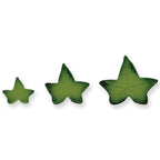 Veined Ivy Leaf Plunger Fondant Cutters Set Of 3