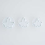 Emporte-pièces à poussoir - Ensemble de 3 Grandes Feuilles de Lierre à nervures