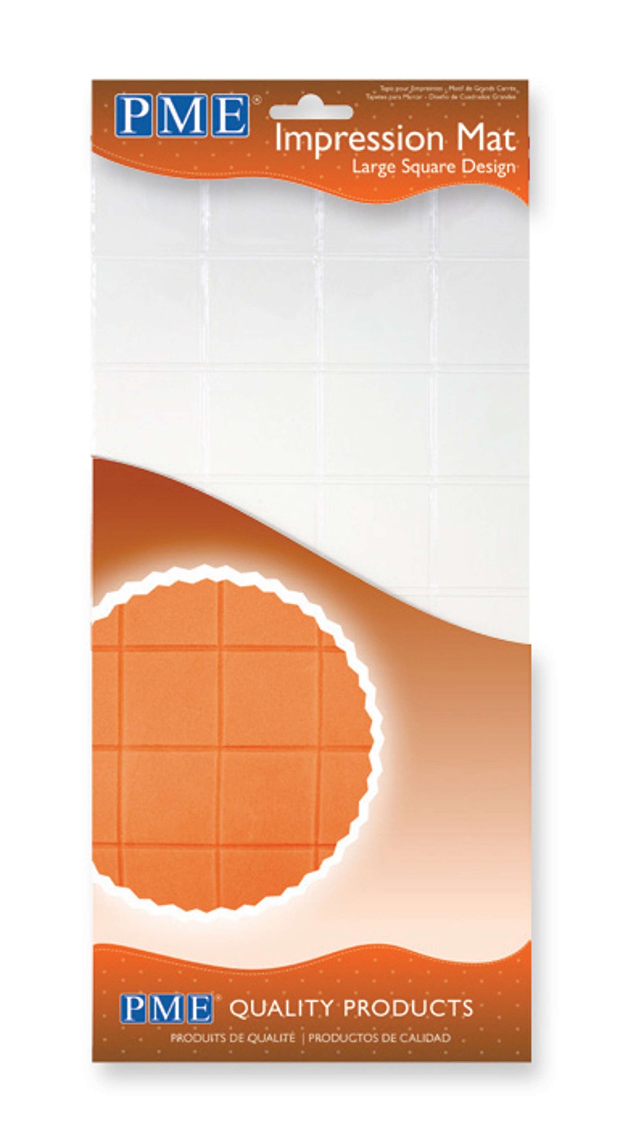 Large Square Design Impression Mat (15 x 30.5cm / 6 x 12in)