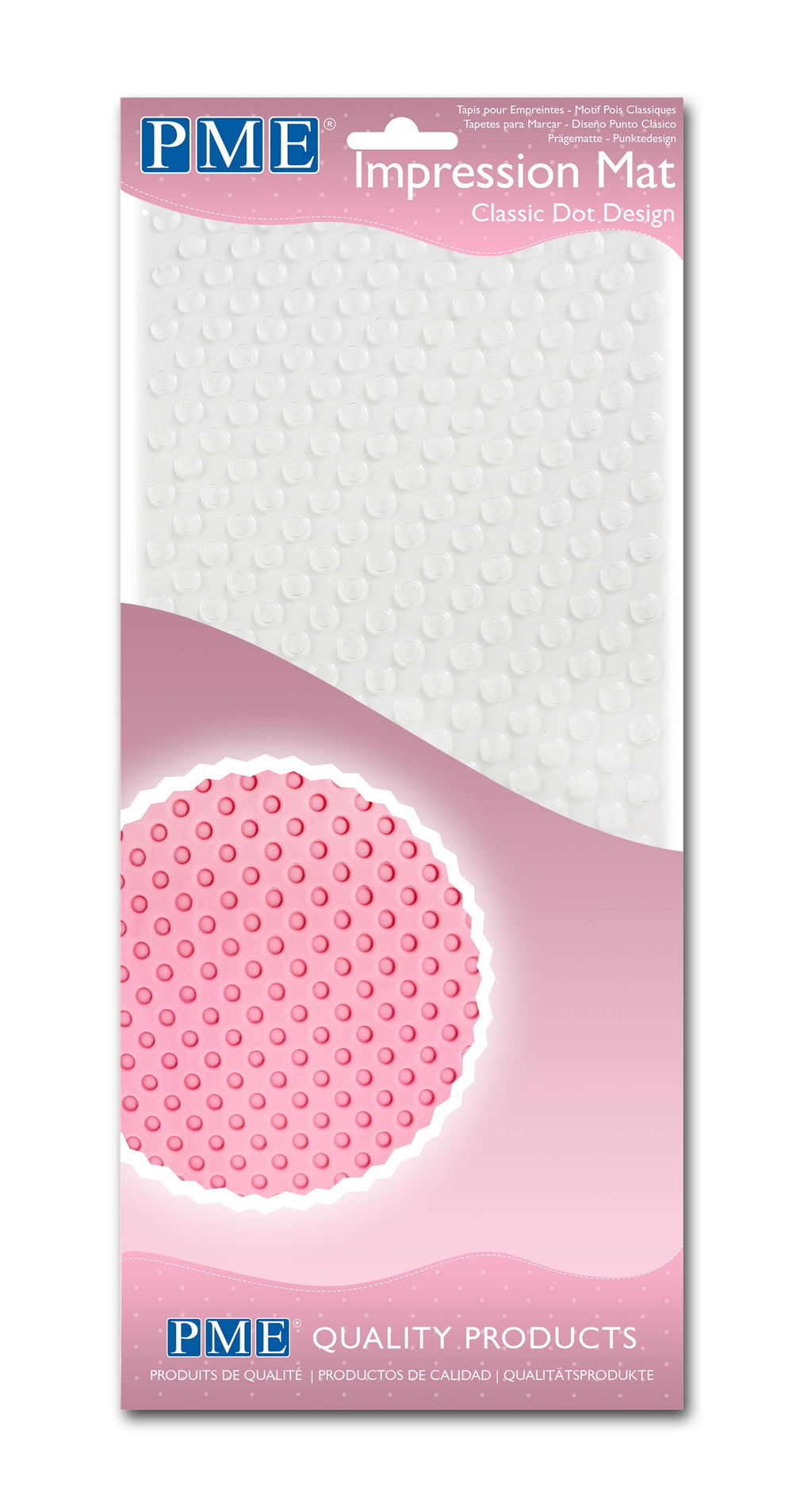 Prägematte - klassisches Punkt-Design (150 x 305mm / 6 x 12")