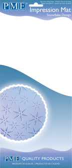 Prägematte - Schneeflocken-Design (150 x 305mm / 6 x 12")