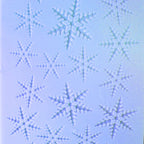 Prägematte - Schneeflocken-Design (150 x 305mm / 6 x 12")