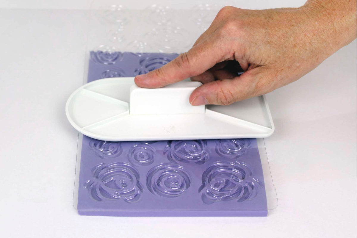Fantasy Rose Design Impression Mat (15 x 30.5cm / 6 x 12in)