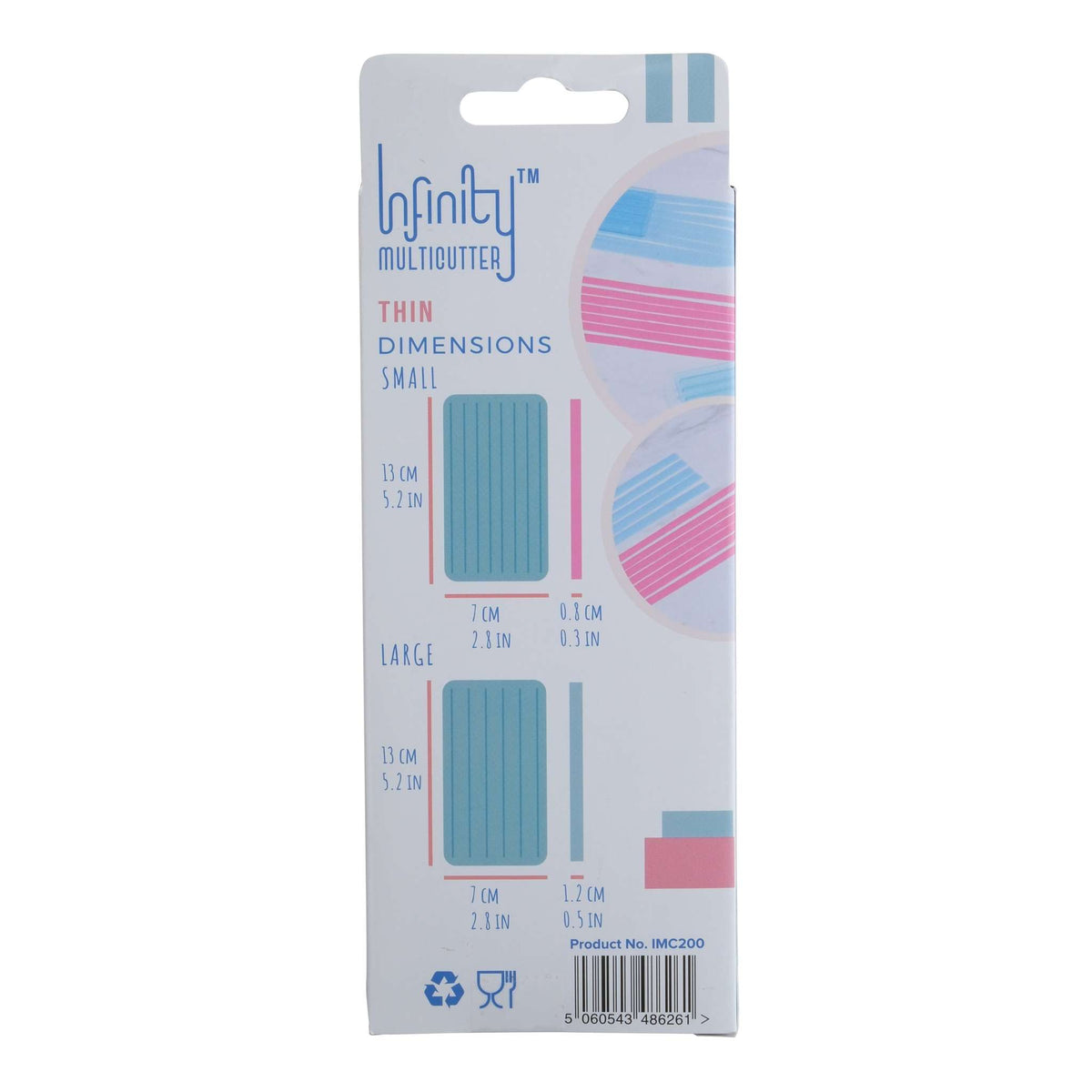 Thin Strip Cutter & Stamp Infinity Multicutter Set Of 2