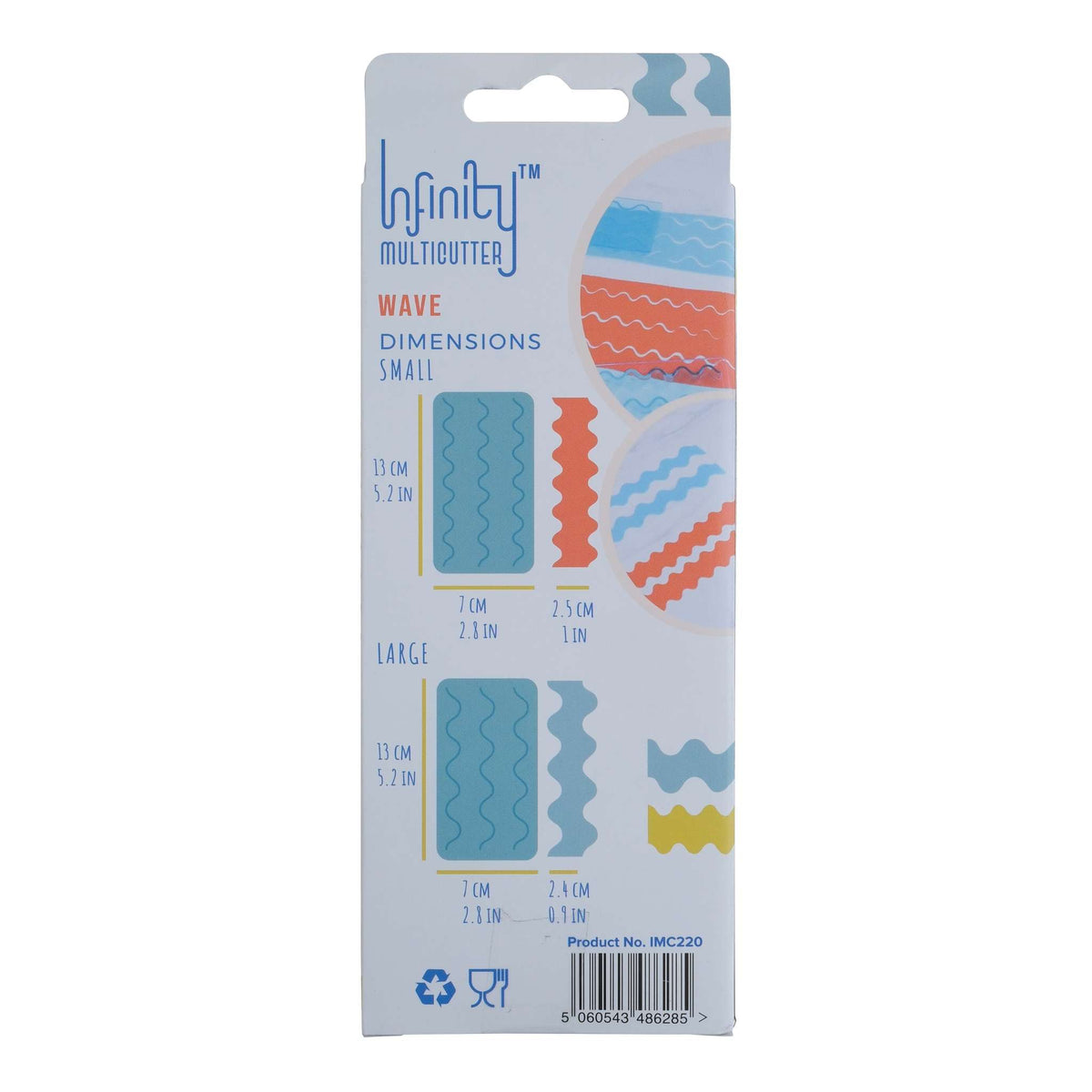 Wave Strip Cutter & Stamp Infinity Multicutter Set Of 2