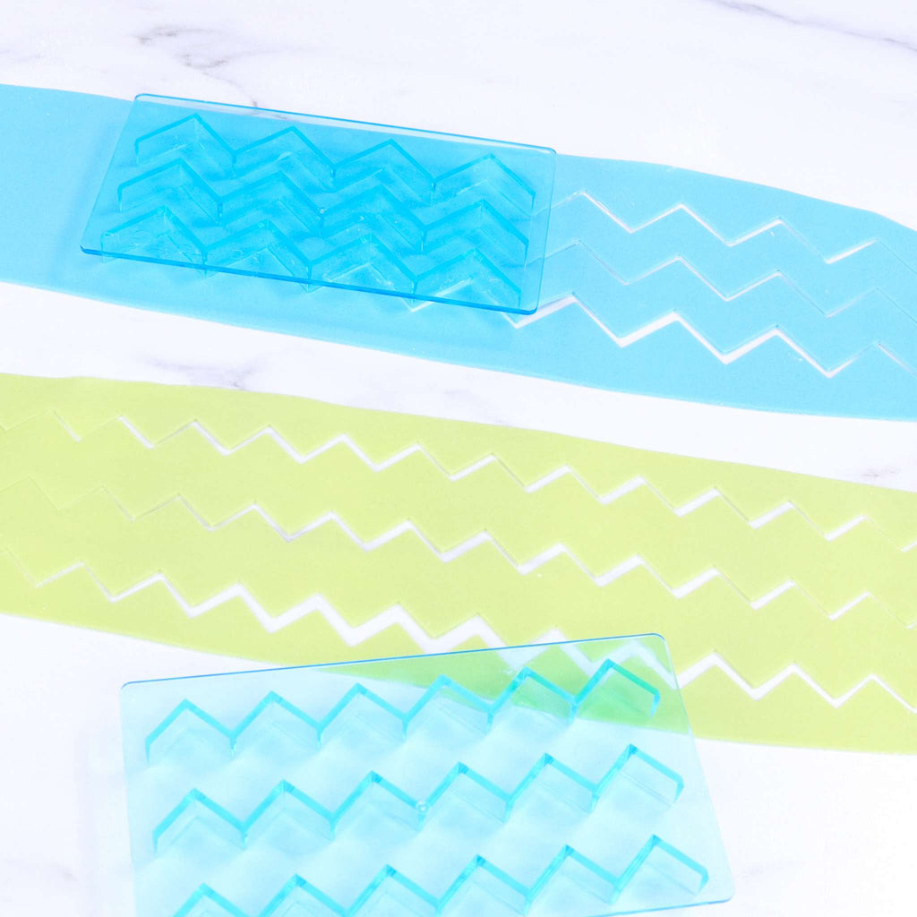 Zig Zag Strip Cutter & Stamp Infinity Multicutter Set Of 2