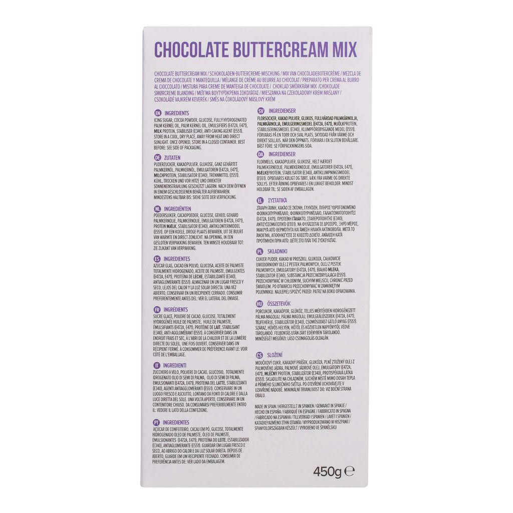 Preparado para Glaseado de Crema de Mantequilla - Chocolate (450g)