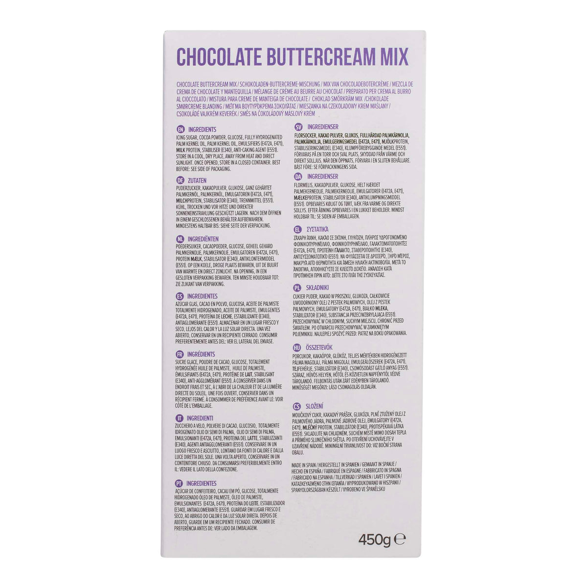 Chocolate Buttercream Mix (450g)