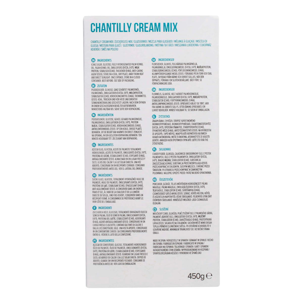 Chantilly Cream Mix (450g)