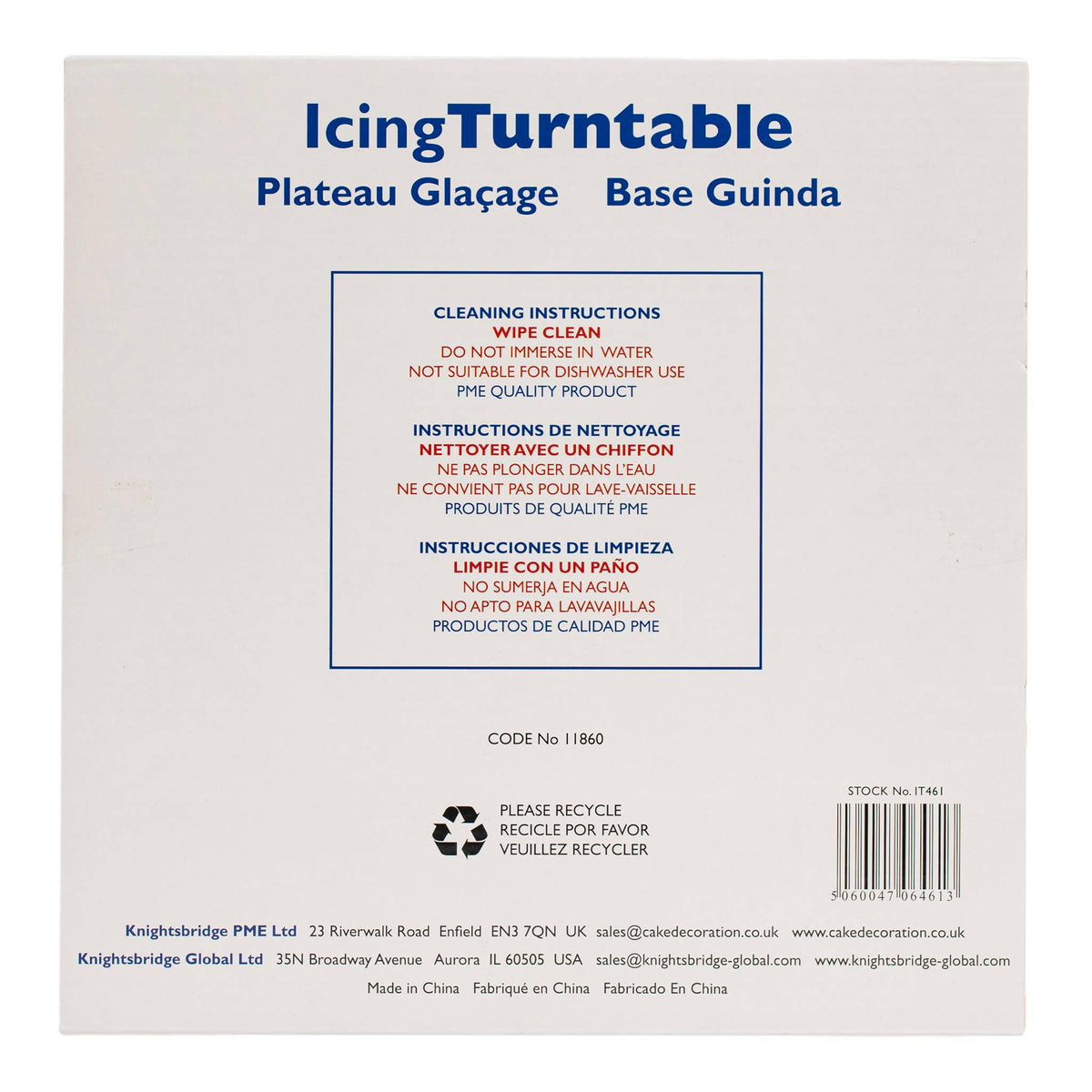 Icing Turntable (23 x 8cm / 9 x 3¼")