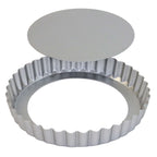 Loose Bottom Flan Aluminium Cake Tin (6 x 1" / 152 x 25mm)