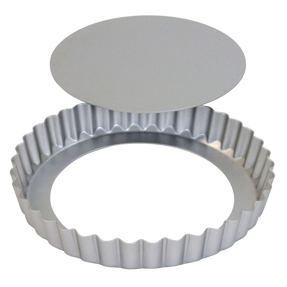 Loose Bottom Flan Aluminium Cake Tin (6 x 1" / 152 x 25mm)