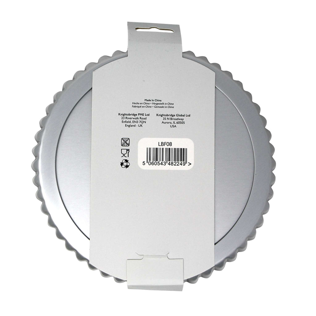 Molde de Aluminio Anodizado para Flan con Base Extraíble Ø 20cm