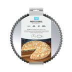 Molde de Aluminio Anodizado para Flan con Base Extraíble Ø 25cm