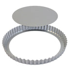 Molde de Aluminio Anodizado para Flan con Base Extraíble Ø 25cm