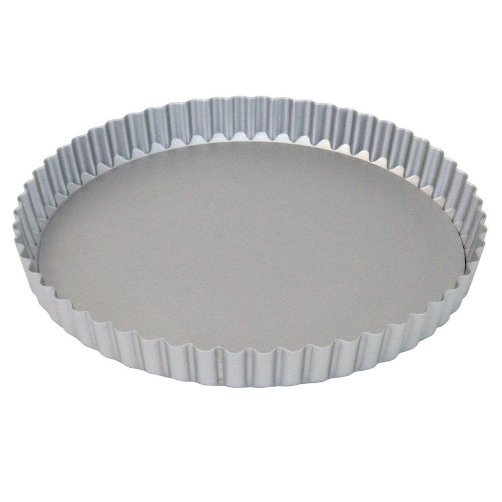 Molde de Aluminio Anodizado para Flan con Base Extraíble Ø 25cm