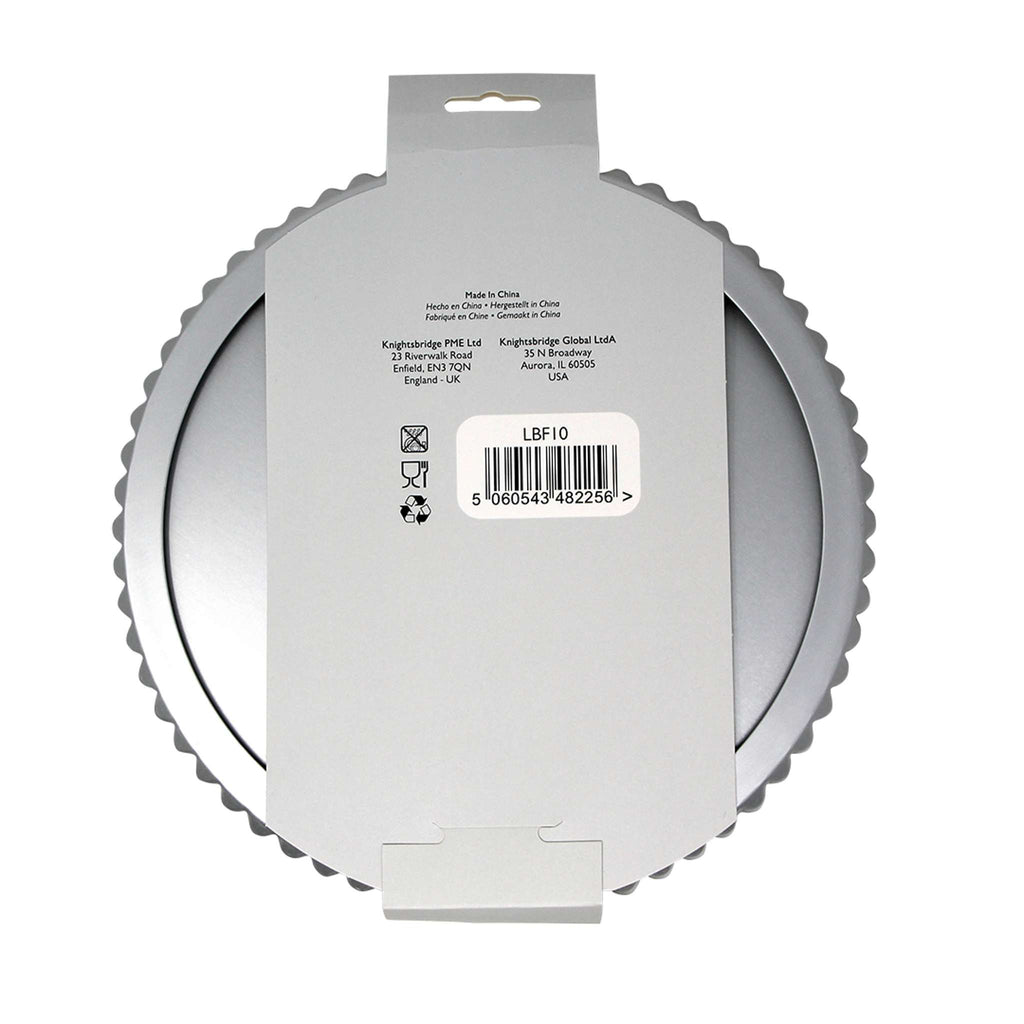 Molde de Aluminio Anodizado para Flan con Base Extraíble Ø 25cm