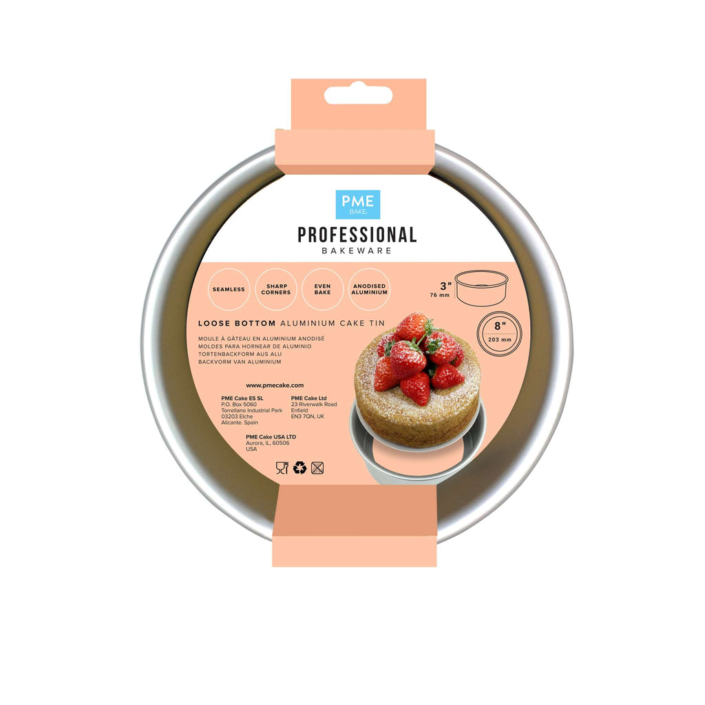 Kuchenform mit losem Boden (203 x 75mm / 8 x 3")