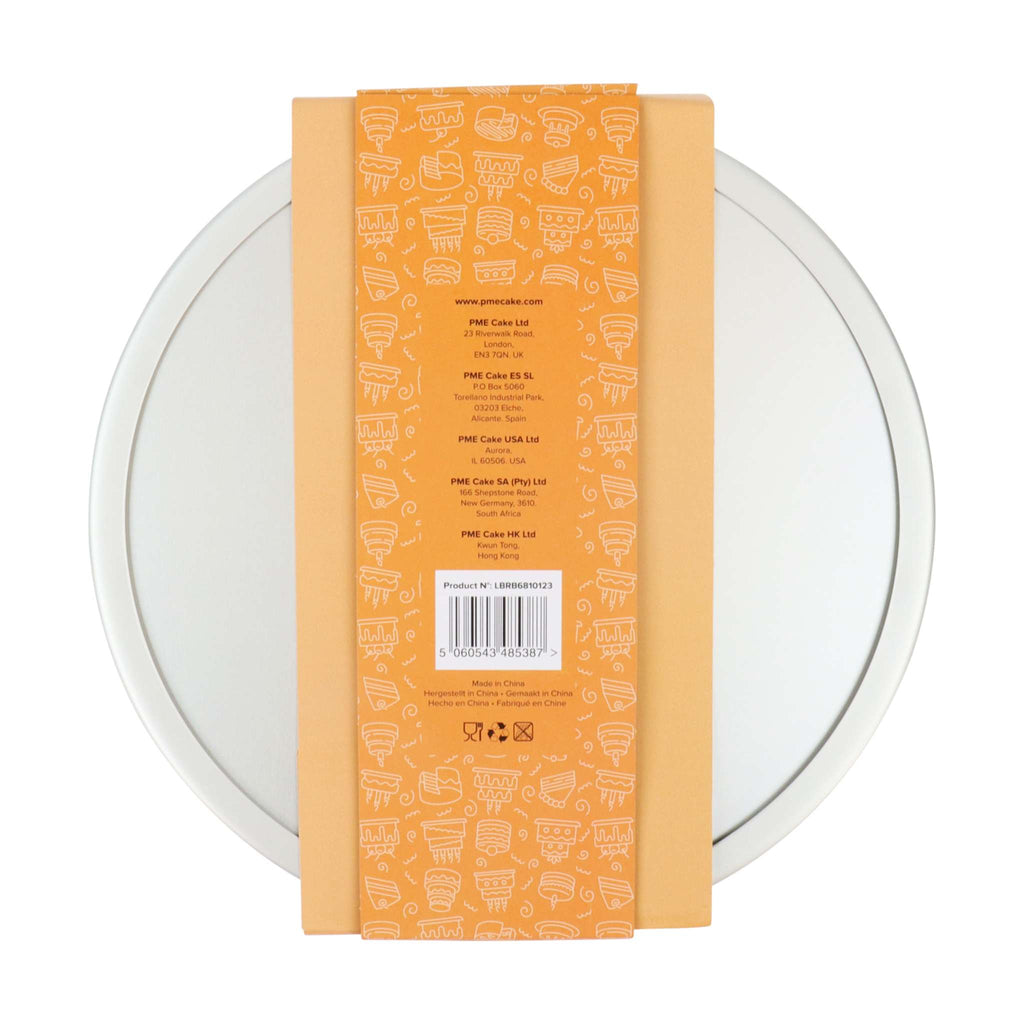 Moules à gâteaux ronds à fond amovible 6, 8, 10, 12 pouces x 3 pouces de profondeur, ensemble de 4