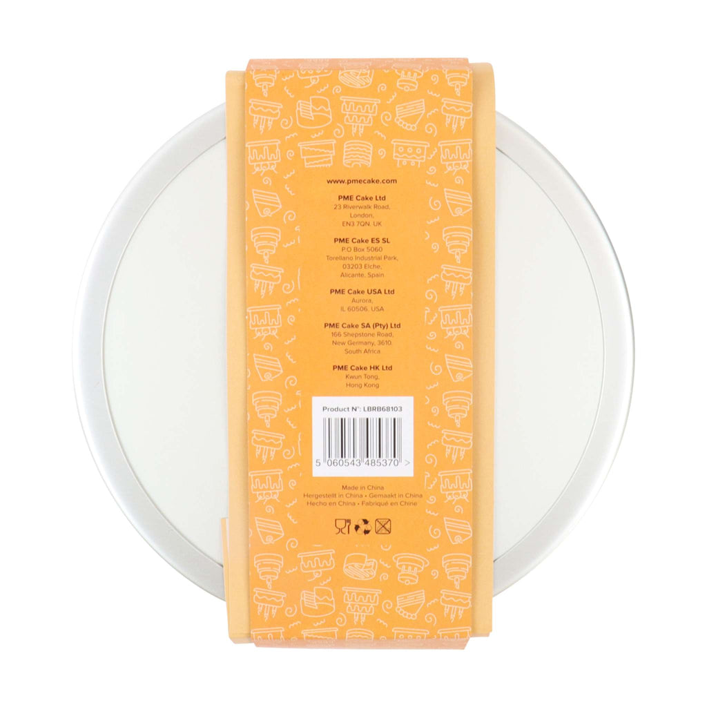Moules à gâteaux ronds à fond amovible 6, 8, 10 pouces x 3 pouces de profondeur, ensemble de 3