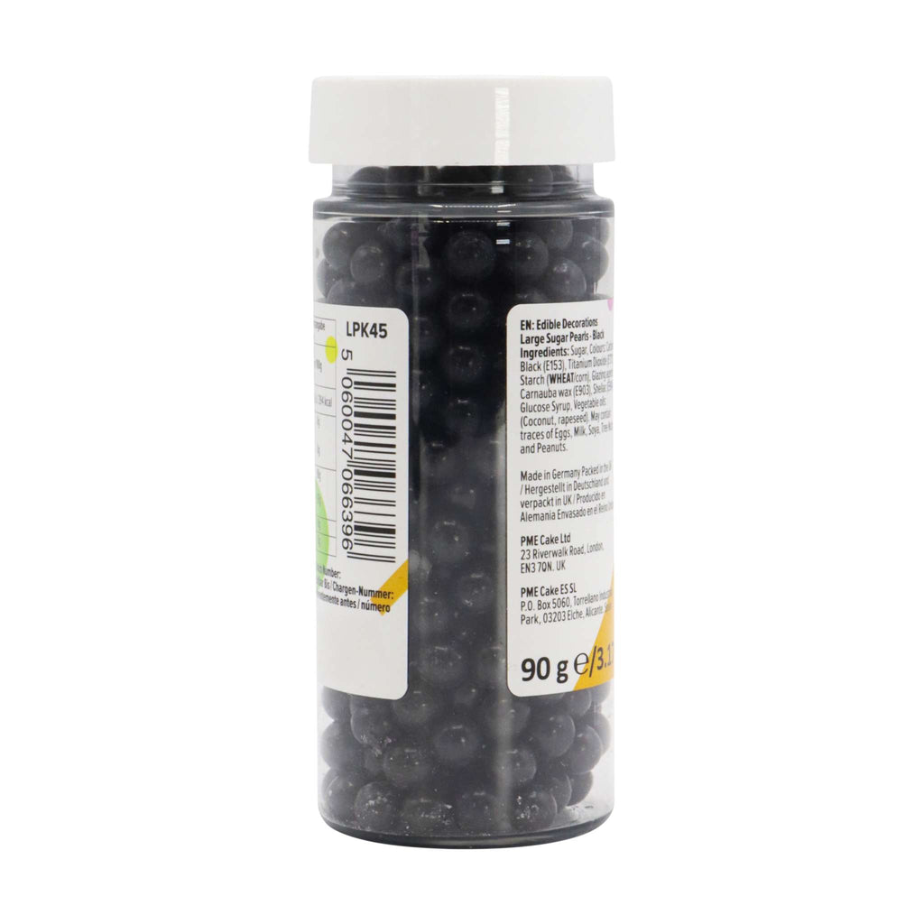 Perlas de Azúcar Grandes Negras 90g