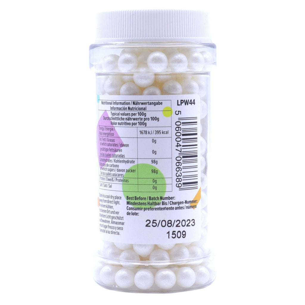 Perlas de Azúcar Grandes Blancas 90g